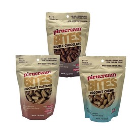 Pirucream Bites Combo 3 Flavors (Coconut, Chocolate & Double Chocolate) - 200g each
