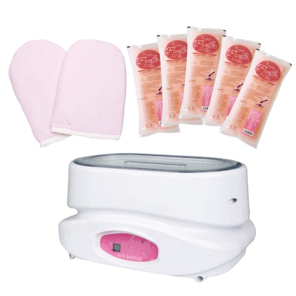 Paraffin Pack Introduction Peach Set (for Hand) [Paraffin Bath Paraffin Wax Paraffin Spa Hand Mittens Hand Care Foot Care Hand Paraffin Pack Wax]
