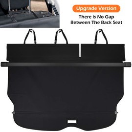 Trunk Cargo Cover For Jeep Grand Cherokee 2011 2012 2013 2014 2015 2016 2017 2018 2019 2020 2021 Retractable Rear Trunk Cargo Luggage Security Shade Cover Shield Interior Accessories (Black)
