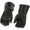 Milwaukee Leather SH232 Men's Black Leather Warm Lining Gauntlet Motorcycle