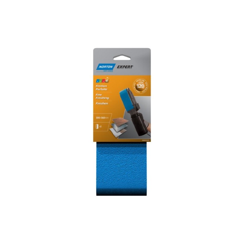 Norton Expert Sanding Belts 100 x 560 mm Grit 120