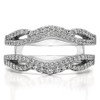 Double Infinity Wedding Ring Guard Enhancer