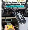 Remote2program Smart Car Key Keyless Entry Remote Control Replacement for