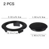 DHinkyoung 2 Set Parasol Hole Rings Plastic Patio Umbrella Table