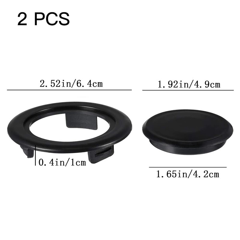 DHinkyoung 2 Set Parasol Hole Rings Plastic Patio Umbrella Table