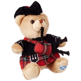Keel Toys 19cm Scottish Piper Bear