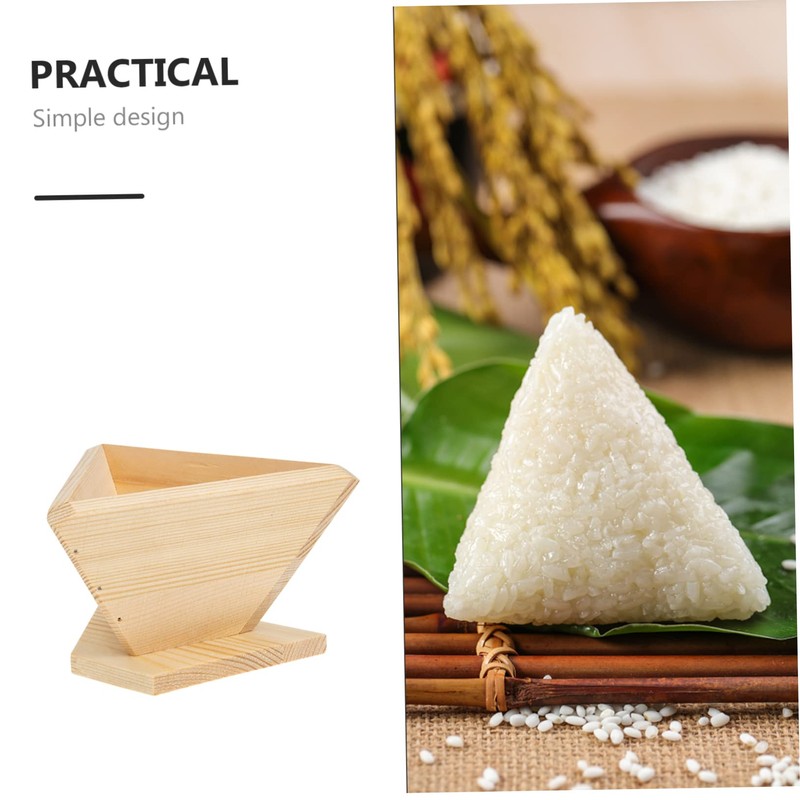 Ciieeo Traditional Chinese Mold Set 2pcs Wooden Rice Ball Molds