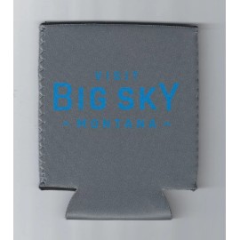 SKI BRAND NEW BIG SKY MONTANA KOOZIE CAN BOTTLE BEER SKI RESORT AREA MOUNTAIN