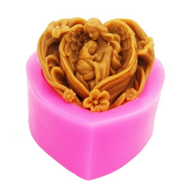 Fish Lotus Silicone Soap Mold for Soap Candle Chocolate Candy