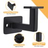 RealPlus Handrail Brackets 4 Pack Heavy Duty Steel Square Hand