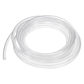 M METERXITY Tubing Carburetor Fuel Vent Line, 2.5mm(0.1") ID 5mm(0.2") OD 2m(7') Long Polyurethane Gas Oil Tube for ATV/Go Kart/Dirt Bike, Universal Petrol Pipe Replacement [Clear]