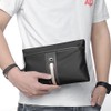 iCozzier Clutch for Men Organizer Wrist Bag Wallet Wrist Hand