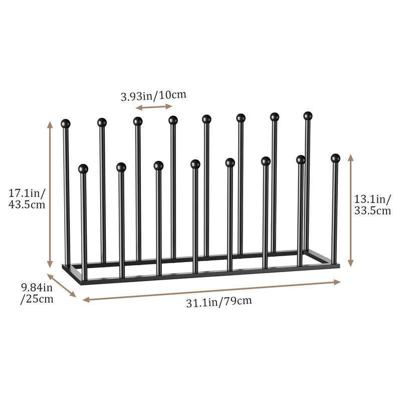 pickpiff Boot Rack Organizer Tall Boots, Black Boot Storage Organizer