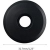 Black Bicycle Front Fork Top Cap, Bicycle Headset Cap and