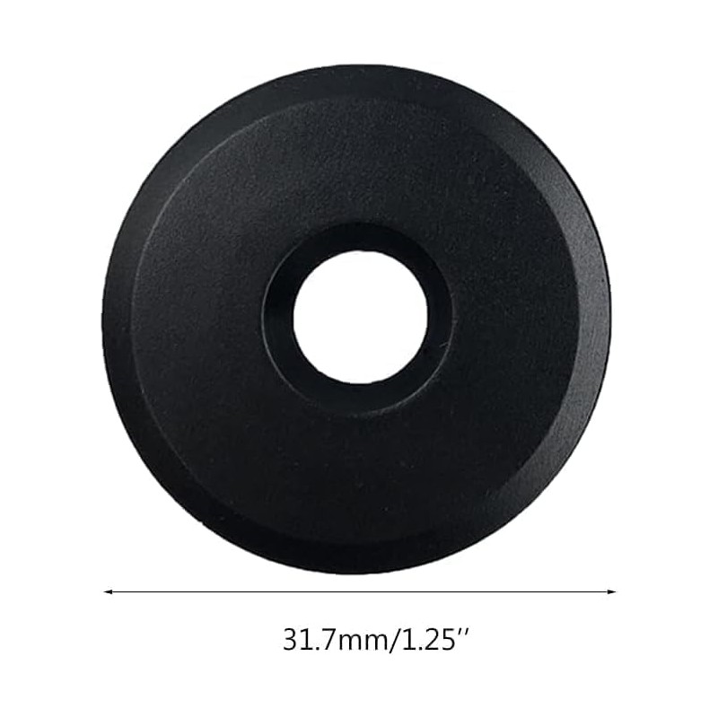 Black Bicycle Front Fork Top Cap, Bicycle Headset Cap and