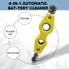 Lyxheth 4 in 1 Car Battery Cleaning Brush, Car Battery