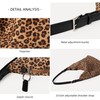buyborgood Women's Suede Shoulder Bag Leopard Print Purse Slouchy Animal