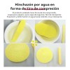 120 Pc Esponja Facial Comprimida Para Limpieza Y Exfoliación