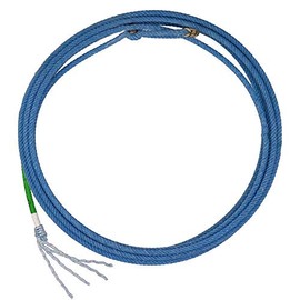 Top Hand Rope Company The 8X Core 35ft Heel Rope Blue HM