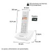 Panasonic Teléfono Inalámbrico KXTG1711W Blanco