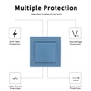 On/Off Switch, 1-Gang Blue Wall Switch, Mechanical Wall Switch 86