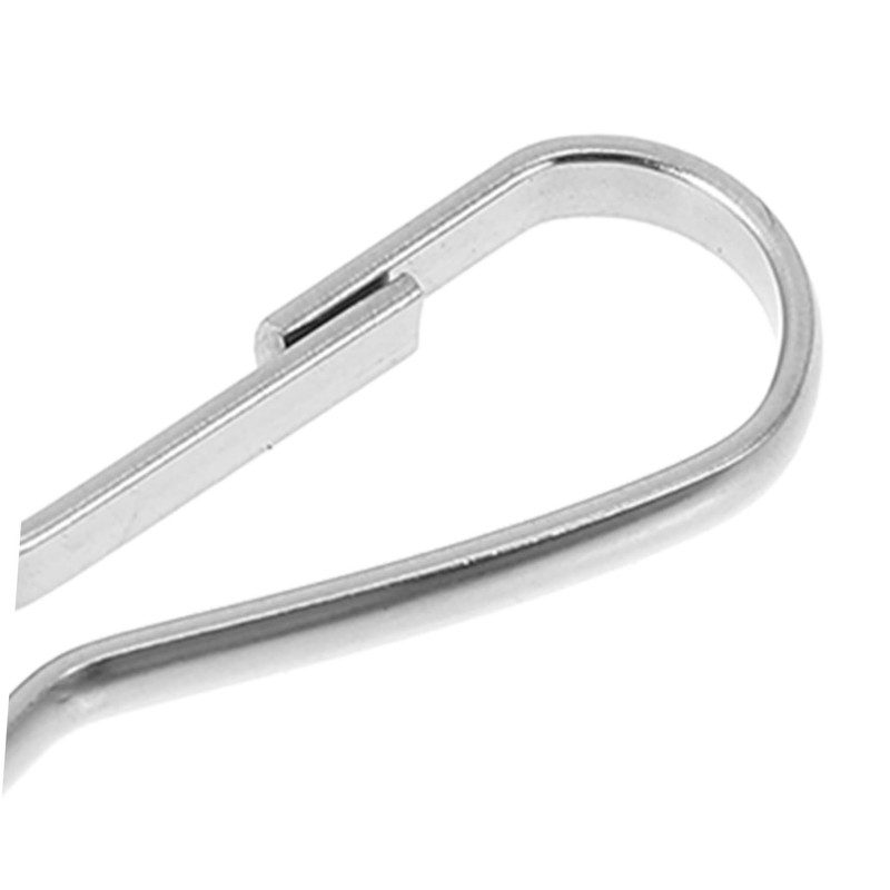 CIYODO 100pcs Stainless Steel Snap Hooks Metal Clip Lanyard Hook