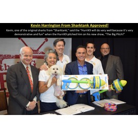 HurriK9 Flying Ring Launcher Dog Exerciser Starter Pack | Quickly Exercises Your Dog | Includes Launcher Starter Pack & 6 EVA Foam Rings