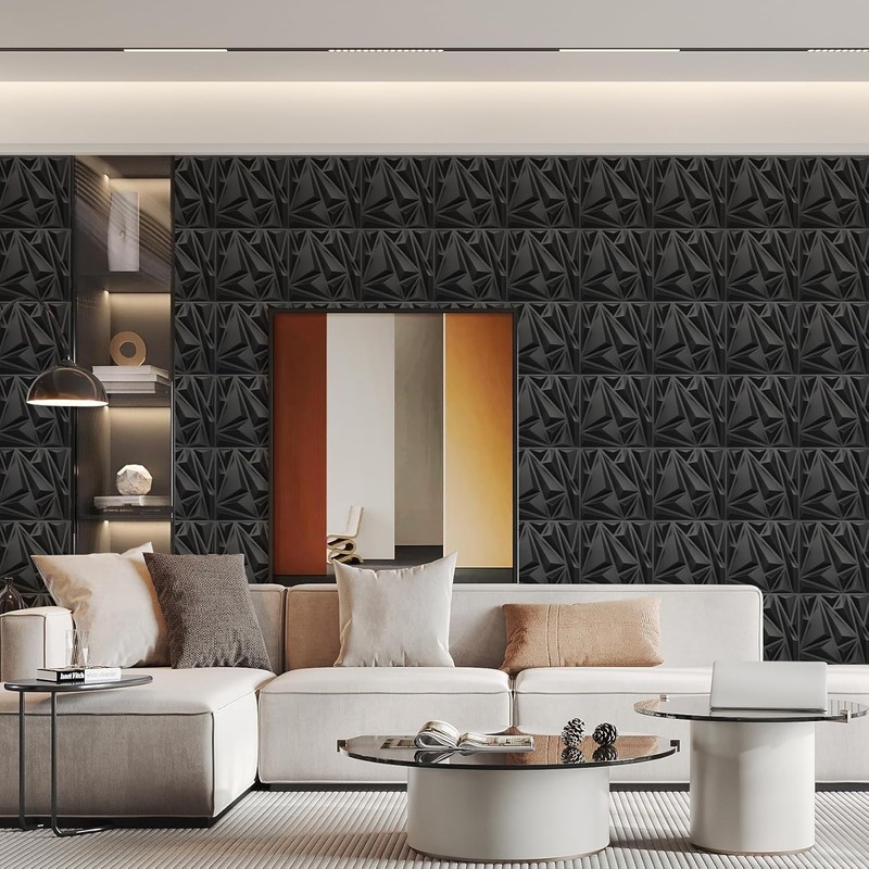 STICKGOO 50 Pack 3D Wall Panels for Interior Wall Decor,