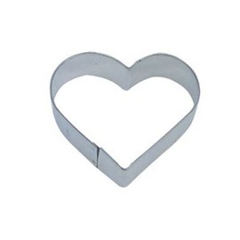 Dress My Cupcake DMC41CC0709SET Valentines Heart Stainless Steel Cookie Cutter, 3.25-Inch, Set of 12