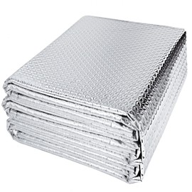 YoleShy Double Reflective Insulation 59 in X 8.25 FT RV Window Insulation for Summer Heat Reflective Window Film for Roof, Car, Garage Doors