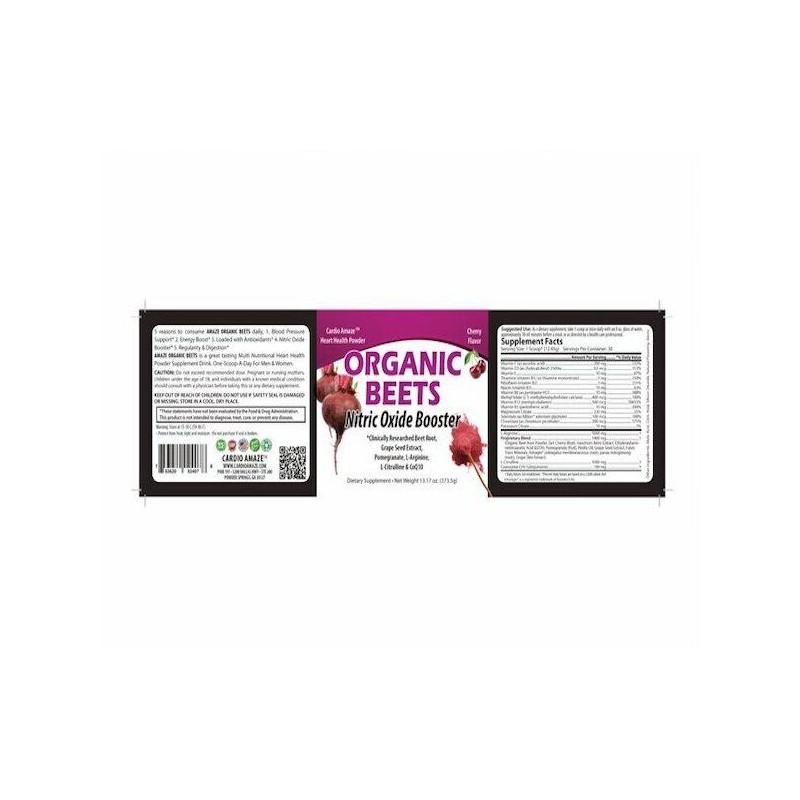 Cardio Amaze Organic Beet Root Powder - F/S