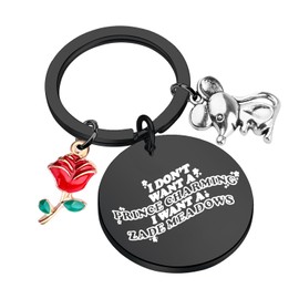 MYSOMY Zade Meadows Keychain Zade And Adeline Fans Gifts Zade Meadows Merch Bookish Gift Zade Meadows Jewelry (Zade Meadows ky)