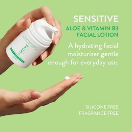Native Crema Hidratante Facial Diaria Sensible, Loción Facia