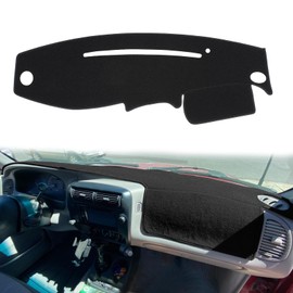 HanLanKa - Funda para tablero de salpicadero, ajuste personalizado para Ford Ranger 1995-2011, Ford Explorer 1995-2001 y Mazda B2300 B2500 B3000 B4000 1995-2008 (negro)