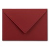 50 x metallic gold lined envelopes DIN C5, dark red,