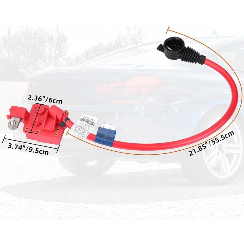 VEHITO 61129217036 Battery Positive Terminal Cable (Plus Pole) For 535i