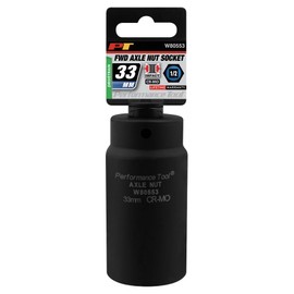 Performance Tool W80553 33mm Front Wheel Drive Axle Nut Socket