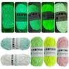 Creative Luminous Knitting Yarn - 5 Rolls Glow in The