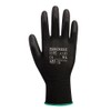 Portwest A120 Breathable PU Palm Glove Black, XX-Small