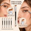 Professional Eyebrow Brush Eyeliner Angled Flat Head Blade Eye Liner