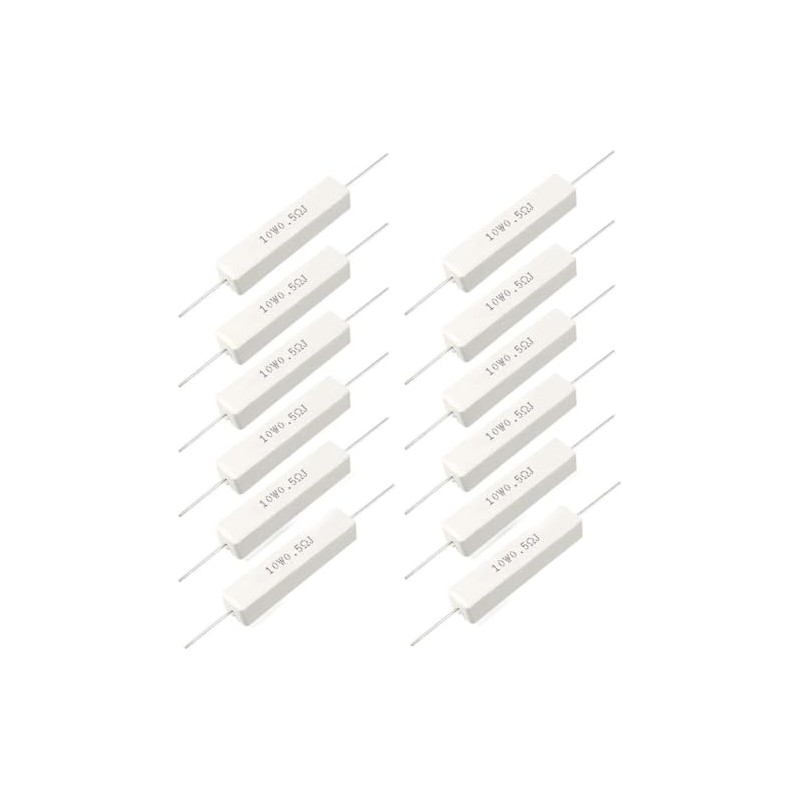 AnRui 10W 0.5 Ohm Cement Resistor 5% Axial Lead Wire