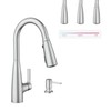 Moen Haelyn Spot Resist Stainless Single-Handle Pull-Down Sprayer Kitchen Faucet