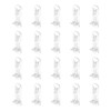 sourcing map 20pcs Cabinet Shelf Clips 5mm/0.2" Self-Locking Polycarbonate Plastic