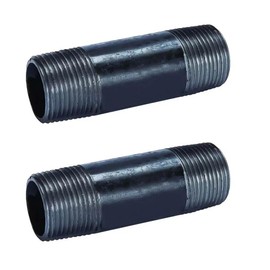 Eopzol 9119086 3/8 Inch X 3 Inch Black Nipple Replacement for Thrifco Plumbing, 2-Pack