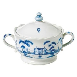 Juliska Country Estate Sugar Pot Delft Blue Main House