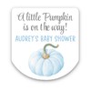 A Little Pumpkin Is On The Way Party Favor Hand