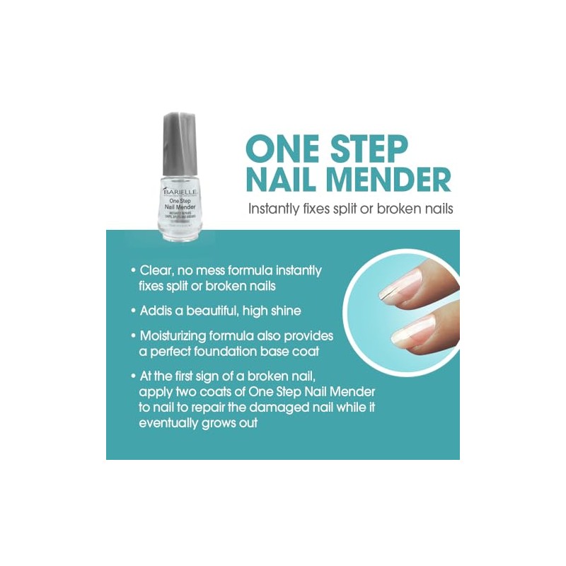 Barielle One Step Nail Mender - Repara uñas divididas, astilladas