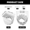 Gutter Downspout Adapter to Drain Pipe with Straps, 3" x