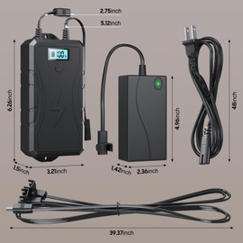 Ohcans Battery Pack for Reclining Furniture, Wireless Backup Charger with LCD Display, 2500mAh Rechargeable Battery for Electric Recliner, Couch, Power Sofa, Lift Chair- Fits 2-Pin Motion Furniture