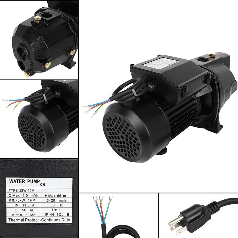AUTOMUTO Shallow Well Jet Pump for Home Usage and Industrial